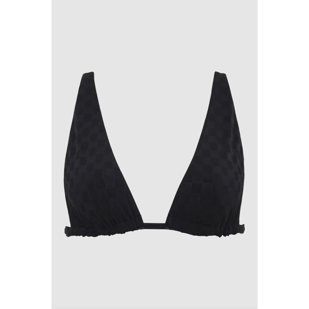 Acacia Swimwear BLAKE Top - Licorice - Triangle - Large